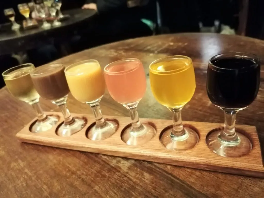 Best vodka flight in Krakow x